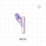 Y Connector, Needleless Injection Site, Swabbable, Female Luer Lock, Tubing Ports - 0.142 inch ID (3.61 mm) - 80151