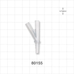 Y Connector, 2 Female Luer Slips, Male Luer Slip, Natural -  - 80155