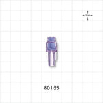 Needleless Injection Site, Swabbable, Female Luer Lock, Tubing Port - 0.145 inch ID (3.68 mm) - 80165
