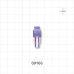 Needleless Injection Site, Swabbable, Female Luer Lock, Tubing Port - 0.16 inch ID (4.06 mm) - 80166