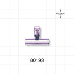 T Pressure Relief Valve - Top Port 0.281 inch OD; Bottom Ports 0.25 inch OD (7.1 mm, 6.4 mm); 9 psi - 12 psi CP - 80193