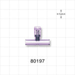 T Pressure Relief Valve - Top Port 0.281 inch OD; Bottom Ports 0.25 inch OD (7.1 mm, 6.4 mm); 80 psi (+/- 10% Crack Tolerance) - 80197