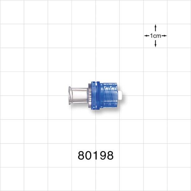 Check Valve, Female Luer Lock Inlet, Male Luer Lock Outlet; Coated Stem - 2.9 psi CP - 80198