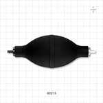 Inflation, Deflation Hand Pump, Black - Both Tube Ports 0.156 inch OD (4 mm) - 80215