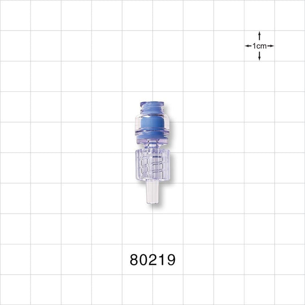 Needleless Injection Site, Swabbable, Female Luer Lock, Male Luer with Spin Lock -  - 80219