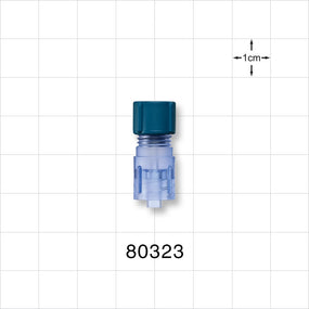 Tuohy Borst Adapter, Male Luer Lock - 6 FR (0.078 inch, 2 mm) - 80323