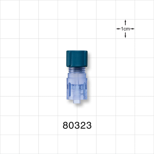 Tuohy Borst Adapter, Male Luer Lock - 6 FR (0.078 inch, 2 mm) - 80323