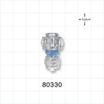Tuohy Borst Adapter  FLO 30, Male Luer Lock - 0 FR - 9 FR (0 inch - 0.118 inch, 0 mm - 3 mm) - 80330