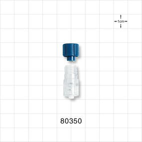 Tuohy Borst Adapter, Male Luer Lock - 9 FR (0.118 inch, 3 mm) - 80350