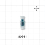 Luer Activated Valve, Female Luer Lock, Tubing Port - 0.295 inch OD (7.5 mm) - 80361