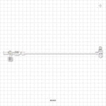 Extension Line, Hemostasis Valve with Male Luer Lock & Female Cap to 3-Way Stopcock & Male Luer Cap - 4 FR - 6 FR (0.053 inch - 0.078 inch, 1.35 mm - 2 mm); 9.5 inch Length (241.3 mm) - 80400