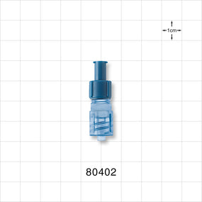 Tuohy Borst Adapter, Female Luer Lock, Male Luer Lock - 6 FR (0.078 inch, 2 mm) - 80402