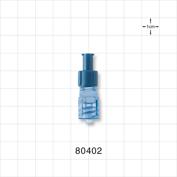 Tuohy Borst Adapter, Female Luer Lock, Male Luer Lock - 6 FR (0.078 inch, 2 mm) - 80402