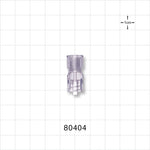 Tuohy Borst Adapter, Male Luer Lock - 8 FR (0.106 inch, 2.7 mm) - 80404