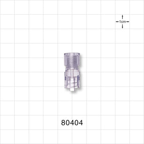 Tuohy Borst Adapter, Male Luer Lock - 8 FR (0.106 inch, 2.7 mm) - 80404