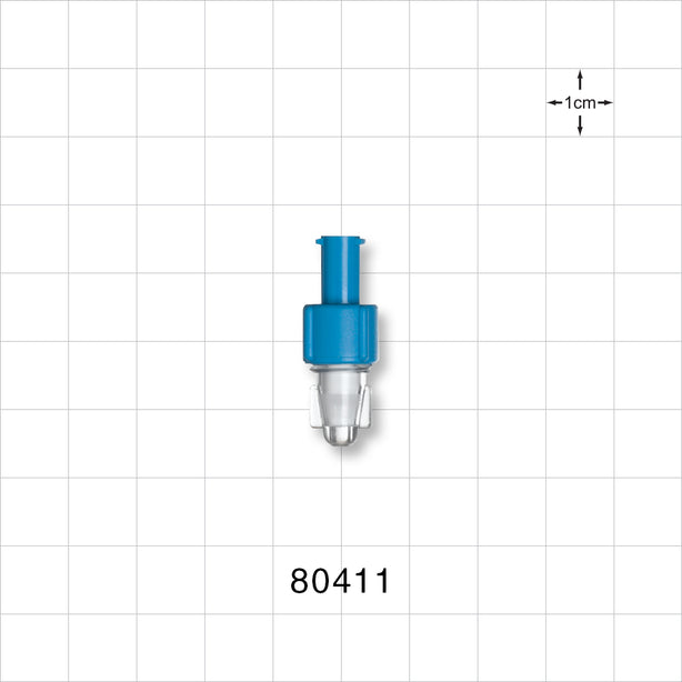 Tuohy Borst Adapter, Female Luer Lock - 4.5 FR (0.057 inch, 1.45 mm) - 80411