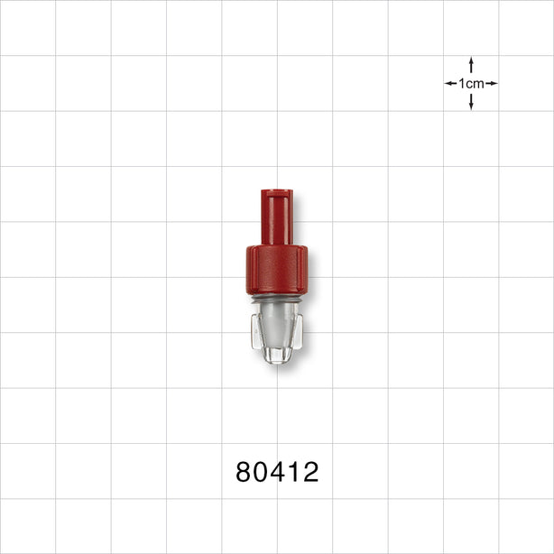 Tuohy Borst Adapter, Female Luer Lock - 6 FR (0.078 inch, 2 mm) - 80412