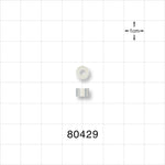 Tuohy Borst Adapter Gasket, Extruded Style - 9 FR; 0.118 inch ID x 0.25 inch OD x 0.156 inch LG (3 mm x 6.4 mm x 3.96 mm) - 80429