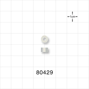 Tuohy Borst Adapter Gasket, Extruded Style - 9 FR; 0.118 inch ID x 0.25 inch OD x 0.156 inch LG (3 mm x 6.4 mm x 3.96 mm) - 80429