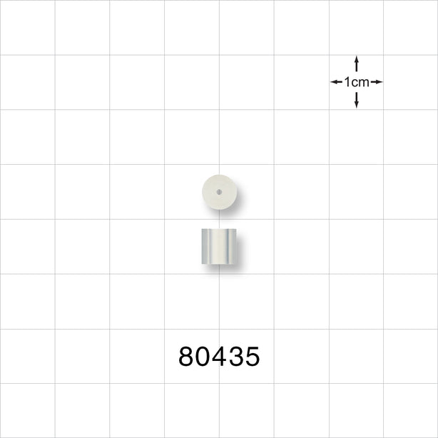 Tuohy Borst Adapter Gasket, Extruded Style - 3 FR; 0.039 inch ID x 0.25 inch OD x 0.25 inch LG (1 mm x 6.4 mm x 6.4 mm) - 80435