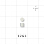 Tuohy Borst Adapter Gasket, Extruded Style - 2 FR; 0.025 inch ID x 0.25 inch OD x 0.25 inch LG (0.64 mm x 6.4 mm x 6.4 mm) - 80436