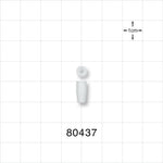 Tuohy Borst Adapter Gasket, Molded Style - 6 FR; 0.079 inch ID x 0.2 - 0.155 inch OD x 0.415 inch LG (2 mm x 5 mm -3.9 mm x 10.5 mm) - 80437