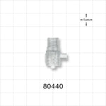 Tuohy Borst Adapter Body, Male Luer Lock with Sideport - 0.125 inch Sideport ID (3.2 mm); 0.120 inch Thru Hole (3 mm) - 80440