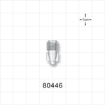 Tuohy Borst Adapter Body, Snap Style - 0.089 inch Thru Hole (2.3 mm) - 80446