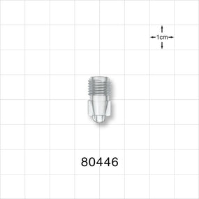 Tuohy Borst Adapter Body, Snap Style - 0.089 inch Thru Hole (2.3 mm) - 80446