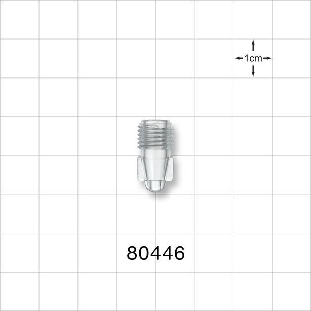 Tuohy Borst Adapter Body, Snap Style - 0.089 inch Thru Hole (2.3 mm) - 80446