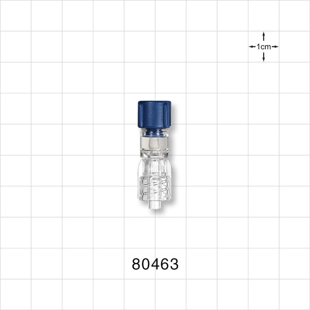 Tuohy Borst Adapter, Male Luer Spin Lock - 2 FR (0.026 inch, 0.67 mm) - 80463