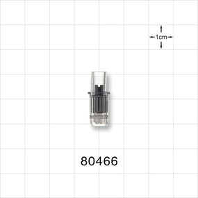 Luer Activated Valve, Female Luer Slip, Tubing Port - 0.3 inch OD (7.6 mm) - 80466