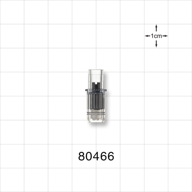 Luer Activated Valve, Female Luer Slip, Tubing Port - 0.3 inch OD (7.6 mm) - 80466