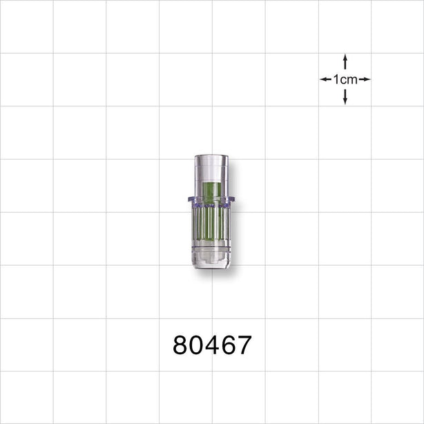 Luer Activated Valve, Female Luer Slip - 0.295 inch OD (7.49 mm) - 80467
