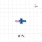 Check Valve, Clear Inlet, Blue Outlet - 0.13 inch OD (3.3 mm); 0.43 psi CP - 80473