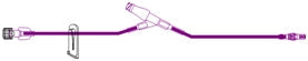 ICU Medical IV Extension Set Needle-Free Port Small Bore 7 Inch Tubing Without Filter - Case of 50 - B9135-CS