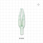 Y Connector, Parallel, Reducer, Tubing Ports Natural - Fits 0.08 inch (2.03 mm); 0.11 inch (2.79 mm); 0.16 inch (4.06 mm); 0.22 inch (5.59 mm) OD Tubing; 1/4 inch ID (0.25 inch, 6.35 mm) - 81459