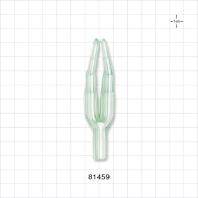 Y Connector, Parallel, Reducer, Tubing Ports Natural - Fits 0.08 inch (2.03 mm); 0.11 inch (2.79 mm); 0.16 inch (4.06 mm); 0.22 inch (5.59 mm) OD Tubing; 1/4 inch ID (0.25 inch, 6.35 mm) - 81459