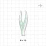 Y Connector, Parallel, Reducer, Tubing Ports, Natural - Fits 3/32 inch (0.094 inch, 2.38 mm); 1/8 inch (0.125 inch, 3.18 mm); 3/16 inch (0.188 inch, 4.76 mm) OD Tubing; 1/4 inch (0.25 inch, 6.35 mm) ID - 81460