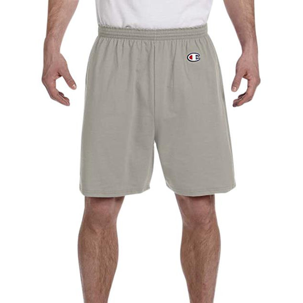 Champion 90%-Cotton Gym Shorts, Oxford Gray, Size 3XL, Apparel 8187 Cotton 8187 GREY - 3XL - 1 Each