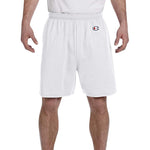 Champion 99%-Cotton/1%-Polyester Gym Shorts, Silver, Size 2XL, Apparel 8187 Cotton 8187 GRAY - 2XL - 1 Each