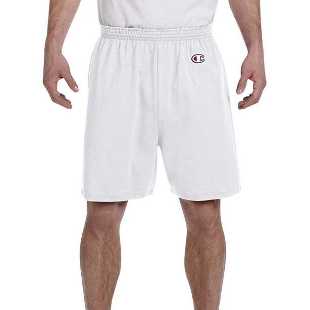 Champion 99%-Cotton/1%-Polyester Gym Shorts, Silver, Size 2XL, Apparel 8187 Cotton 8187 GRAY - 2XL - 1 Each