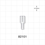 Y Connector, Parallel, Tubing Ports, Natural - 0.105 inch ID (2.67 mm) - 82101
