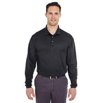 Broder Bros., Co. UltraClub Men's Cool & Dry Mesh Pique Polo Shirt 8210LS BLACK 4XL 1.0 Each-MDL-8210LSBLK4XL