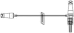 ICU Medical IV Extension Set Needle-Free Port Small Bore 6 Inch Tubing - Case of 50 - B33004-CS
