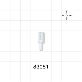 Y Connector, Parallel, Tubing Ports, Clear - 0.079 inch ID (2.01 mm) - 83051