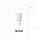 Y Connector, 3-Way, Parallel, Tubing Ports, Natural - 0.142 inch - 0.158 inch ID (3.61 mm - 4.01 mm) - 83053