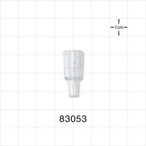 Y Connector, 3-Way, Parallel, Tubing Ports, Natural - 0.142 inch - 0.158 inch ID (3.61 mm - 4.01 mm) - 83053