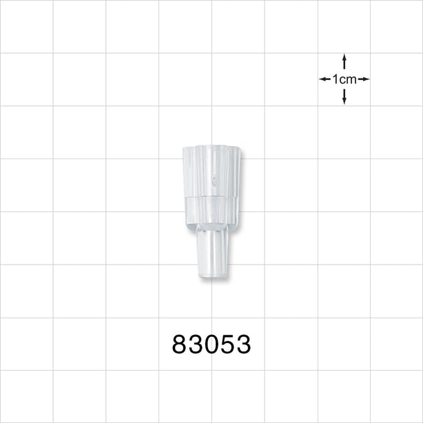 Y Connector, 3-Way, Parallel, Tubing Ports, Natural - 0.142 inch - 0.158 inch ID (3.61 mm - 4.01 mm) - 83053