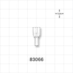 Y Connector, Parallel, Tubing Ports, Clear - 0.113 inch - 0.118 inch ID (2.87 mm - 3 mm) - 83066